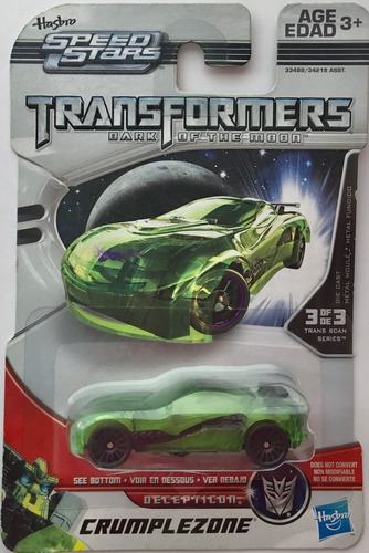 Hasbro Speed Stars Crumplezone Transformers Transparente