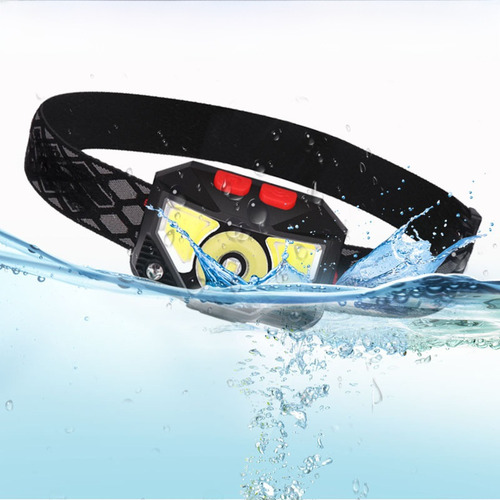 Pesca Nocturna Led Sensor De Luz Fuerte Faro Impermeable