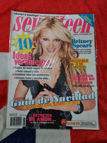 Britney Spears Seveenteen Chile Año 2011