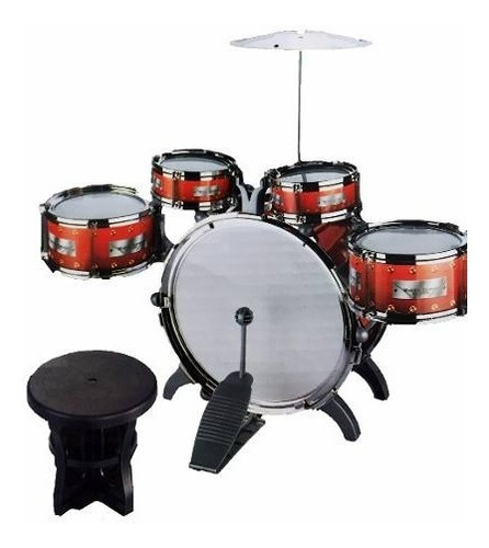 Batería Para Niños Iband/jazz Drum Con Tambores Y Platillos