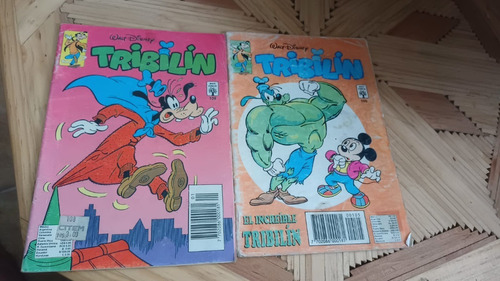 Tribilin Comics Walt Disney No. 105 Y 108 Editor Abril Cinco