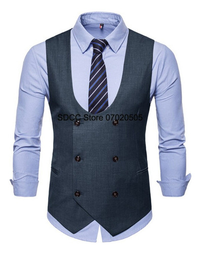 Traje De Hombre  Chaleco  Chaleco  Casual  Para Boda  Verde