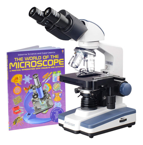 Amscope B120 c-wm Siedentopf Binocular Microscopio Compues.