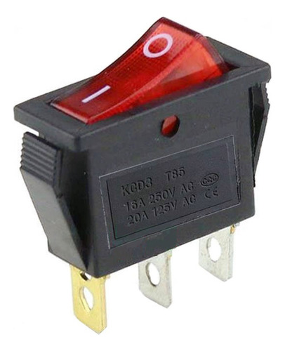 Switch Interruptor 3 Pin Ac-250v-10a / 125v-15a Pack 2 Uds.