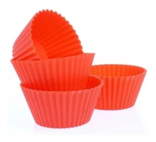 Molde Muffins Cupcake Silicona X4 Color Pettish Online Cg