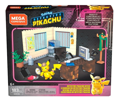 Mega Construx Oficina Del Detective Pikachu 183