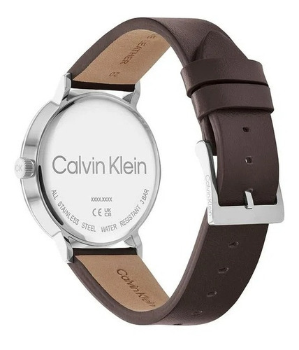Reloj Calvin Klein Modern Para Hombre 25200052 Color del bisel Plateado