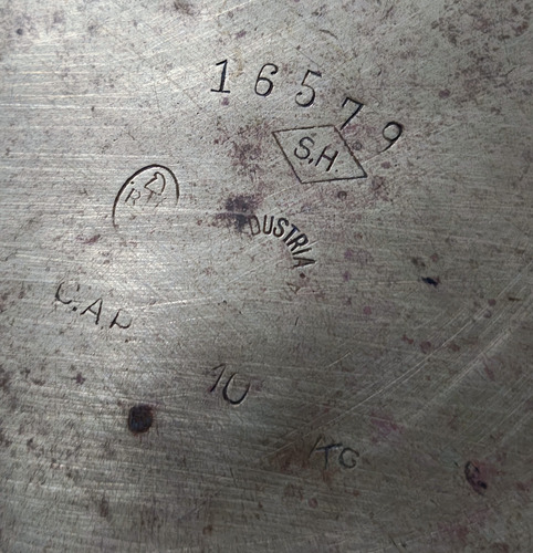 Balanza Antigua De Madera Con Marmol Con Pesas - Almacen (Usado)