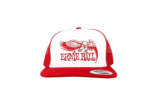 Rojo Ernie Ball Con Frente Blanco Y Rojo Del Logotipo De Ern