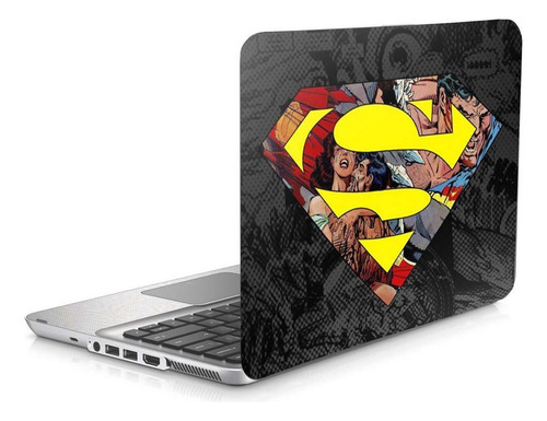 Skin Adesivo Protetor Notebook 14 Wide Super Homem Superman
