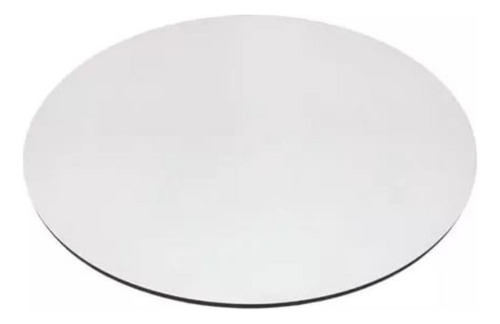 Base Torta Fibrofacil Mdf Blanco Disco Bandeja 32cm X10u