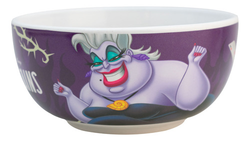 Set Desayunador Fun Kids Villanas Úrsula 2 Pzas Porcelana