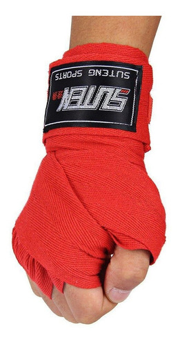 Vendaje Par Boxeo, Muay Thai, Mma, Taekwondo Color Rojo