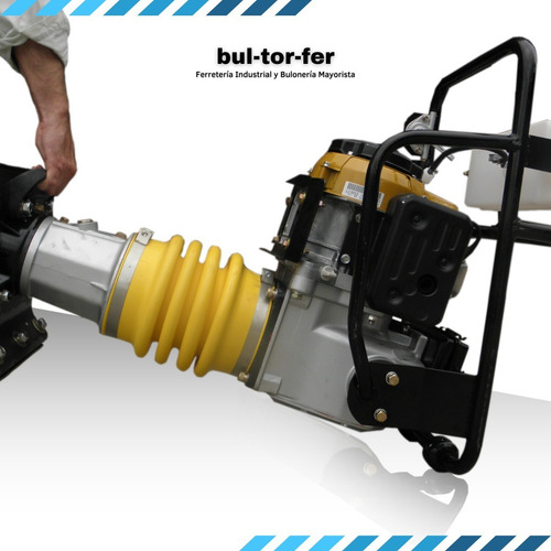 Imagen 5 de 10 de Vibroapisonador Compactador Macromaq 4hp Robin 13kn
