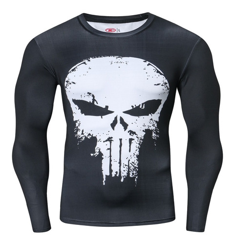 Camisetas Vengadores Lycra Marvel Dc Comic Punisher,superman