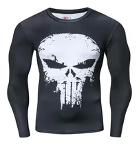 Comprar Camisetas Vengadores Lycra Marvel Dc Comic Punisher,superman
