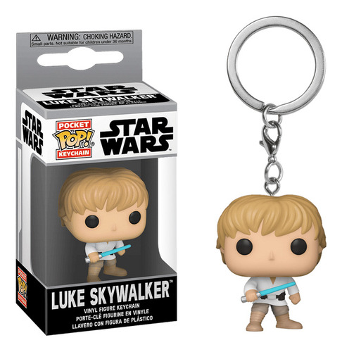 Luke Skywalker Classic Funko Pocket Pop Star Wars Llavero