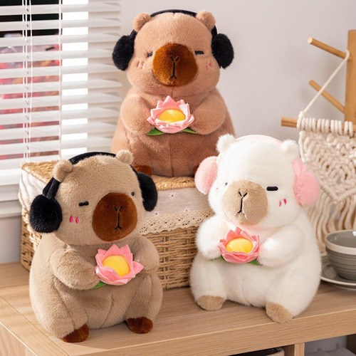 . Lindo Animal De Peluche, Juguete For Dormir, Caqui 25cm