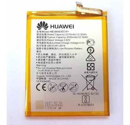 Bateria Huawei Hb386483ecw  Mate 9 Lite