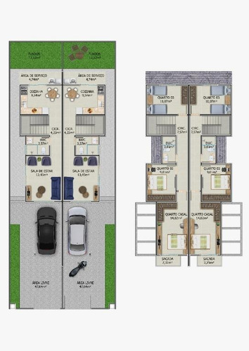 Sobrado Com 3 Dormitórios À Venda, 116 M² Por R$ 350.000,00 - Potecas - São José/sc - So0833