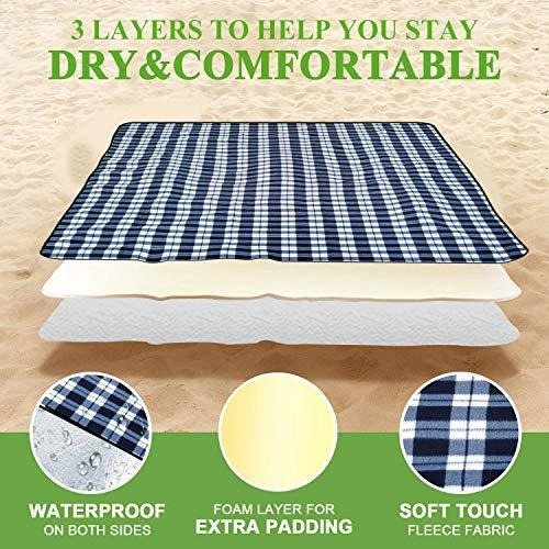 Manta Picnic Hivernou Impermeable Plegable 3 Capa