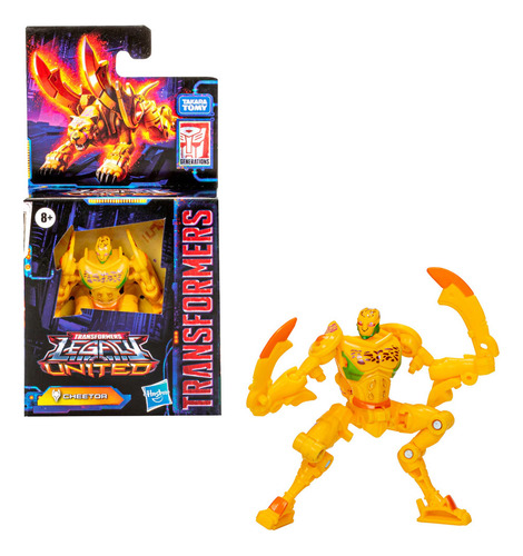 Transformers Cheetor Generations Legacy United Core Beast Machines Cheetah Guepardo Coleccion Muñeco Para Niños Chicos Juguete Figura De Accion Articulada Diseño Premium Coleccionable Serie Animada
