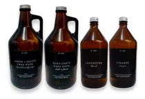 Comprar 2 Growlers Y 2 Botellones Lavadero Laundry Limpieza Etiq N