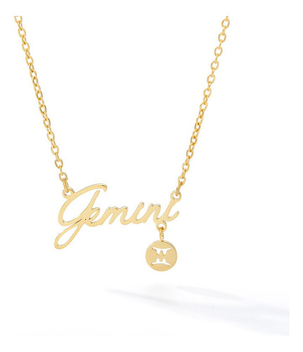 Collar Signo Geminis Colgante Signos Zodiaco Horoscopo