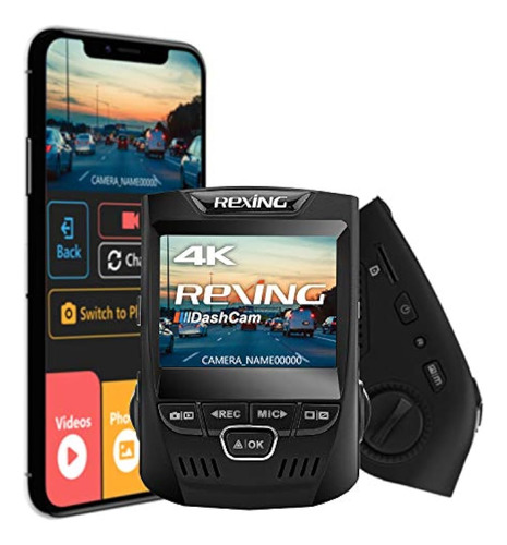 Rexing V1 3ra Generación 4k Uhd Wifi Car Dash Cam 2.4  Lcd 1
