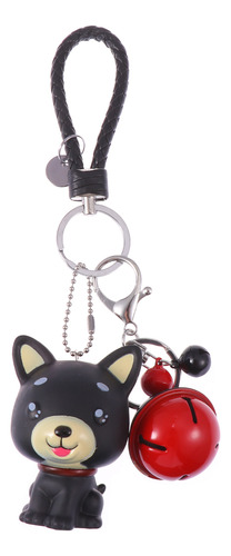 Llavero Negro Con Forma De Corona De Shiba, Moderno Regalo,