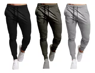 Pantalón Sudadera Jogger Hombre X3 Unidades + Envío Gratis