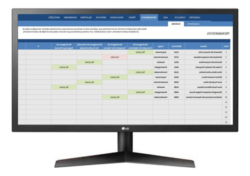 Planilha De Cadastro E Controle De Funcionários 3.0