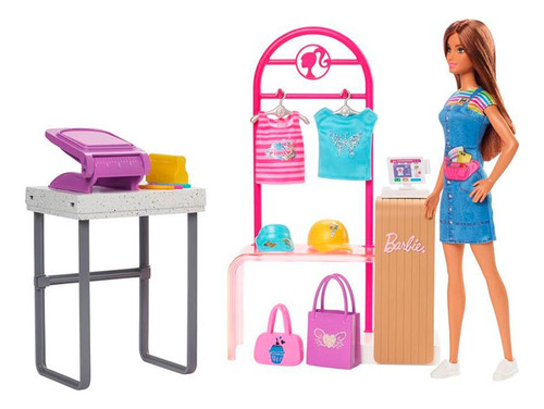 Barbie Profesiones Set De Juego Diseñadora De Modas