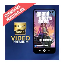 Comprar Invitación Animada Digital Gta - Tiziben Rojo
