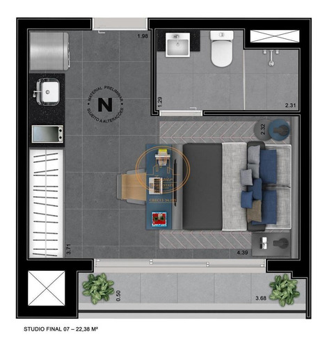 Apartamento Com 2 Dormitório(s) Localizado(a) No Bairro Consolação Em São Paulo / São Paulo - 3045:906311