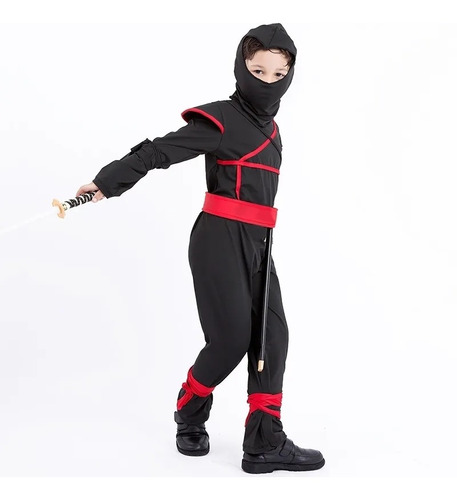 Disfraz Niños Ninja Personaje Acción No Incluye Arma!