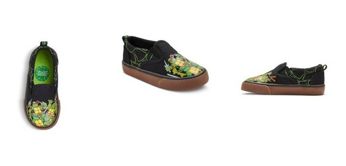 Zapatillas Tortugas Ninja Importado Usa Para Niños