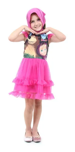 Mercado livre vestido da masha cheap eo urso
