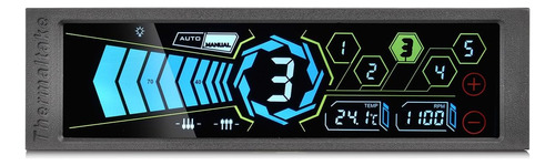 Controlador De Ventilador Thermaltake Comman Pantalla Táctil