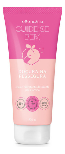 Creme Hidratante Deslizante Para Lâmina Pessegura Boticário