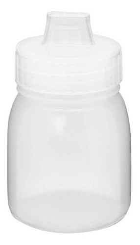 12 Botellas Dispensadora P/ Aderezos Salsa 150 Ml Vencort Color Blanco
