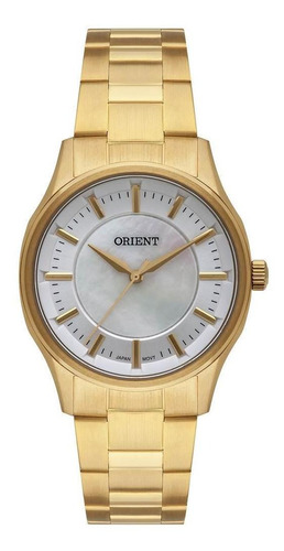 Relógio Orient Feminino Fgss0180 B1kx Casual Dourado