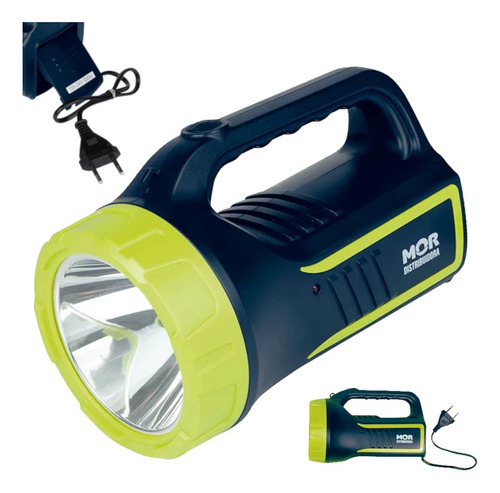 Lanterna Led Recarregável Power Led 265 Lúmens Holofote