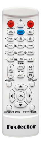 Mando Distancia Repuesto Para Proyector Sanyo Plv-z2000
