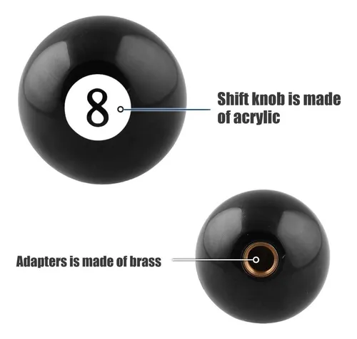 Pomo De Palanca Cambios Manual Perilla Pomo Universal Bola 8