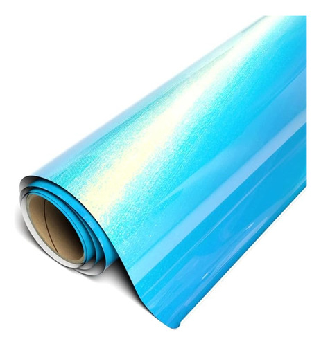 Vinilo Textil Azul Claro 30 X 100 Cm Aurora Siser 