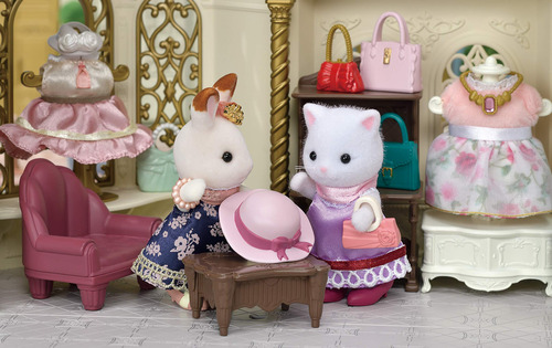 Calico Critters Set De Figura Town Girl Series, Gato Persa