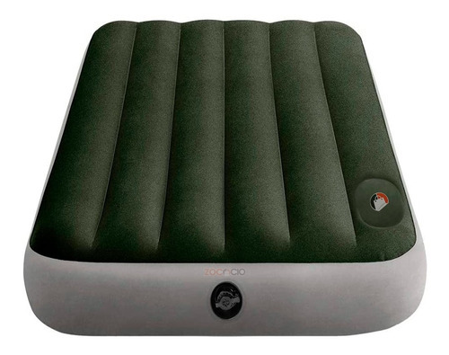 Imagen 2 de 4 de Colchón Inflable Personal Intex 64761 Inflado Con Pie Color Verde