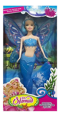 Muñeca Sirena Con Alas