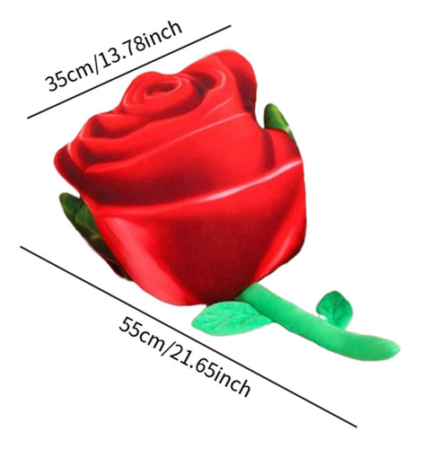 Cojín De Rosa Para Sofá, Cojín Decorativo Suave Para